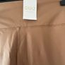 New Quiz Camel PU  Leggings Image 2