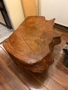Vintage Tree log table solid wood