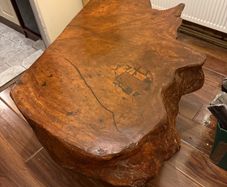Vintage Tree log table solid wood