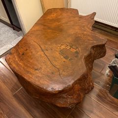 Vintage Tree log table solid wood