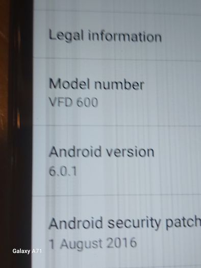 Vodafone Mobile Phone, Model VFD 600, 8GB, working fine and in very good condition