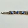 Vintage Delft Windmill Tourist Bracelet Mid Century Dutch Filigree 18cm Image 6