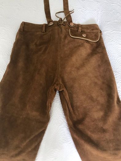 Full length genuine Lederhosen