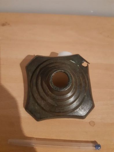 old brass lamp stand