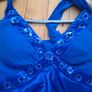 Long Blue Debs Dress Image 3
