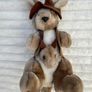 Grab a Jumbuck approx. 12 Kangaroo with Joey plush Used Please see photos Image 2