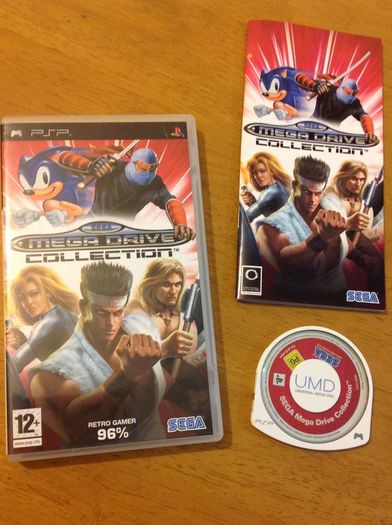 Sega Mega Drive Collection.  PSP game.