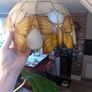 Vintage Capiz Shell hanging ceiling pendant shade Image 9