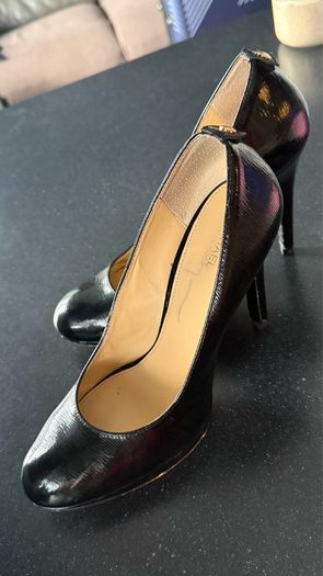 Michael Kors black leather shoes size 38 (UK5)