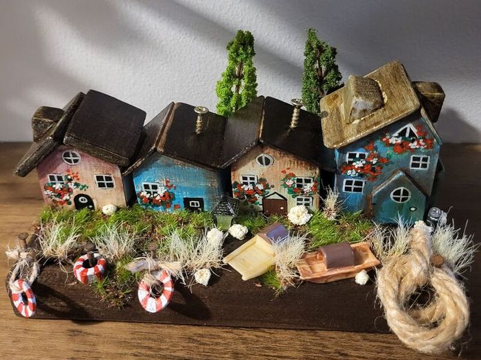 Handcrafted wooden houses!
