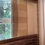 Pair of Bronze silk interlined curtains Image 5