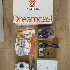 Sega Dreamcast White Boxed modded 32GB sd card, 1 controller and VMU, retro console Neo Geo, Nintendo Nes / Snes, Sega Genesis. Free Region
