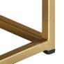 Coffee Table Black and Gold 90x50x35 cm Solid Mango Wood Image 7