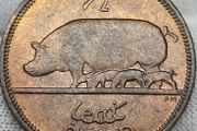 Ireland 1964 1/2d Halfpenny Beautiful Uncirculated Gem