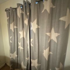 Next: Grey & White Star Blackout Curtains