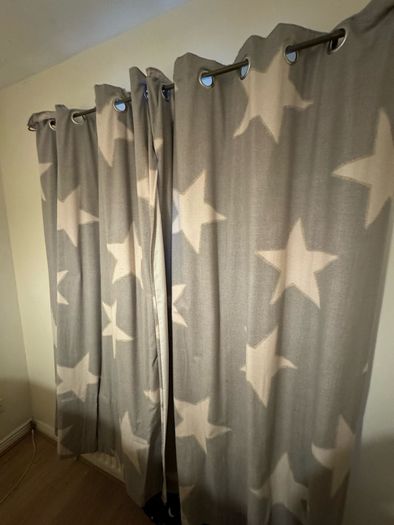Next: Grey & White Star Blackout Curtains