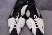 Winkle Picker 70's Style Retro Sling Back Low Heel Shoes .. Size: 4 UK ..  37 EU .. Final Reduction