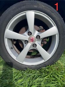 15" 4x100 wolfrace katana alloys
