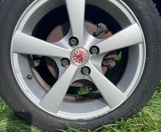 15" 4x100 wolfrace katana alloys