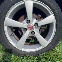 15" 4x100 wolfrace katana alloys