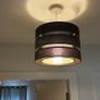 Dark Grey Lampshade Image 2