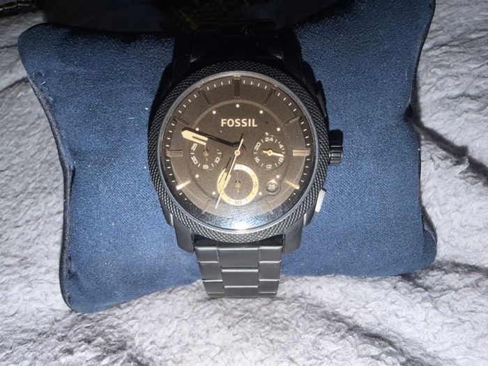 Watch Fossil Machine Black Watch FS4682