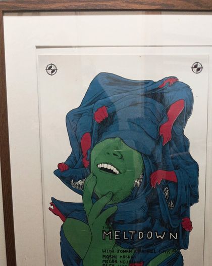 2015 Dave Kloc Screen Print The Meltdown Jonah Ray Kumail Nanjiani Moshe Kasher Megan Neuringer Alex Hooper Noah Garfinkel Anthony Jeselnik