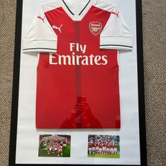 Framed Jersey Arsenal FA Cup Winner 2016/2017 Home Pumw