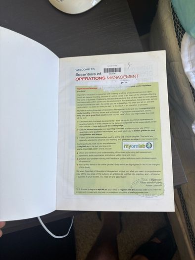 Essentials of Operation Management