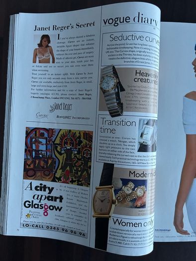 British Vogue Magazines 1996 Priced Individually