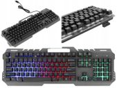 New GT-5 PC Metal Gaming LED Rainbow Backlight Wired USB Keyboard 104 Keys #885