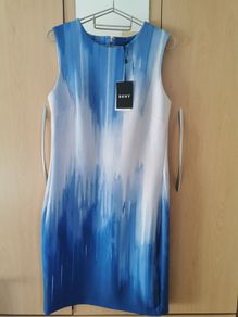 BNWT - DKNY Draped Scuba Dress UK 8