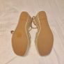 NEW Gold espadrille wedges Image 3