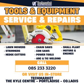 Tools & Equipment - Service & Repairs at Techmarket!