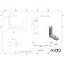 (2pcs) Inside Hidden Corner Bracket Image 6
