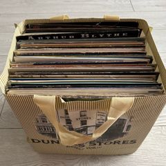 Bag of vinyl records