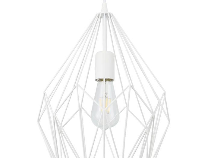 GoodHome Phobeto Matt White Pendant ceiling light, (Dia) 310mm