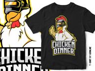 main image for ad Pubg t-shirts gaming t-shirts winner winner chicken dinner t-shirts for adults and kids