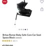 Baby seat Britax Romer Baby safe core birth -83cm car seat and isofix bought new May 2024 Image 7