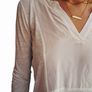 SANDRO Linen and Silk Top Image 2