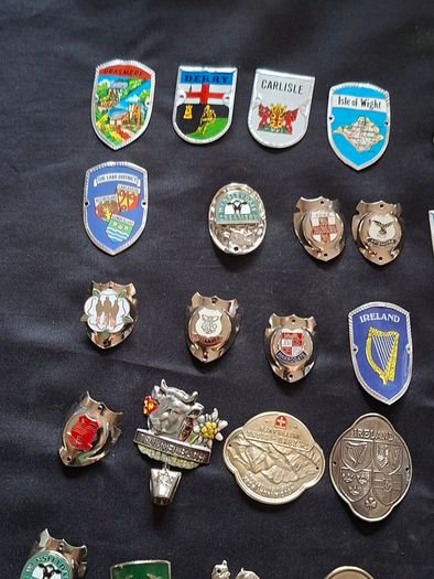 36 Walking Stick Emblems Stocknagel or Medallions