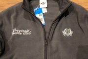 NEW Adidas Originals Graphic Regular Polar Fleece Quarter-Zip Jacket L