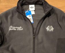 NEW Adidas Originals Graphic Regular Polar Fleece Quarter-Zip Jacket L