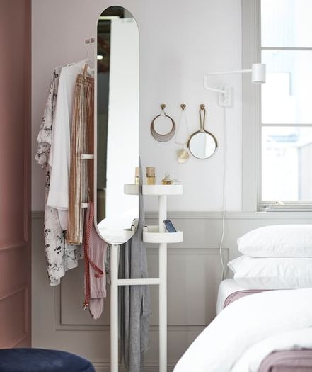 IKEA Lierskogen Mirror Valet Stand
