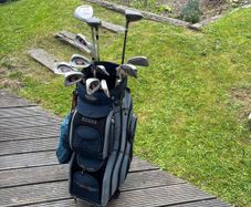 Full set golf clubs and bag
