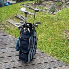 Full set golf clubs and bag
