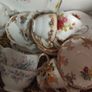 21piece miss match china tea set Image 4