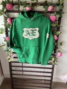 hoodie American eagle retro green shamrock special edition hoodie x small