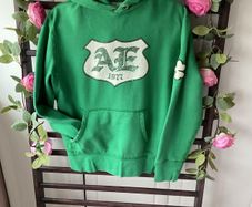 hoodie American eagle retro green shamrock special edition hoodie x small