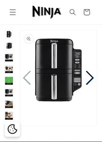 Ninja air fryer double Stack 7-5 litres black